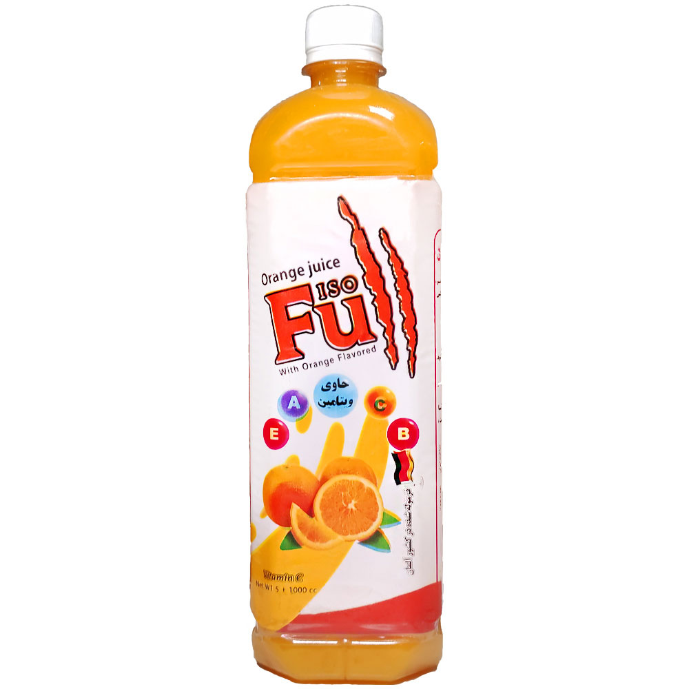 orange flavored non-carbonated drink